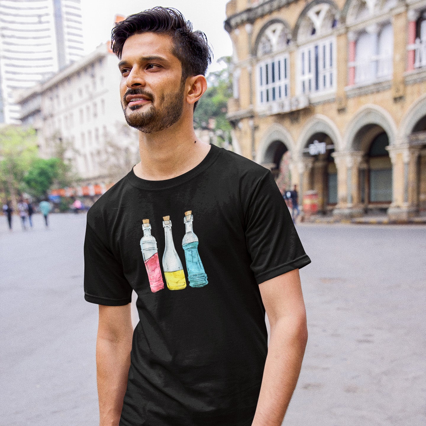 Pansexual Pride Potion Bottles - Men's T-Shirt