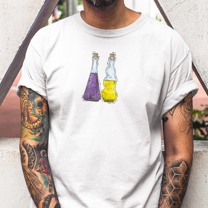 Intersex Pride Potion Bottles - Men's T-Shirt