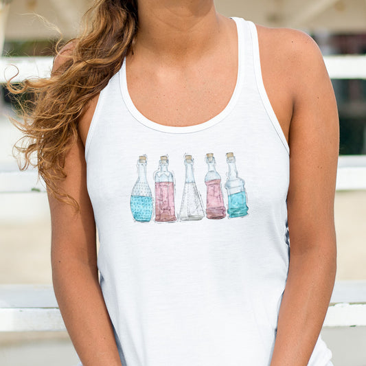 Transgender Pride Potion Bottles - Womens Tank Top